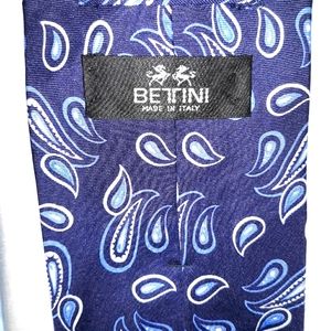 Bettini splash silk tie